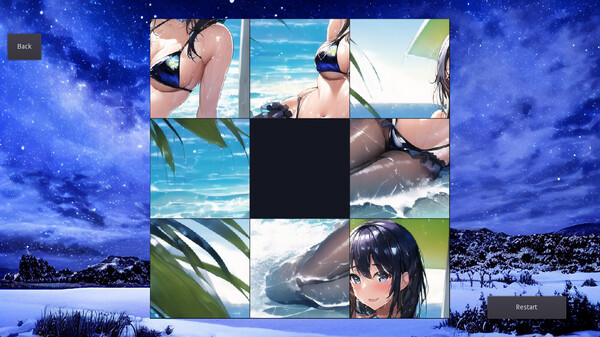Slide Puzzle: Cute Moe Girls