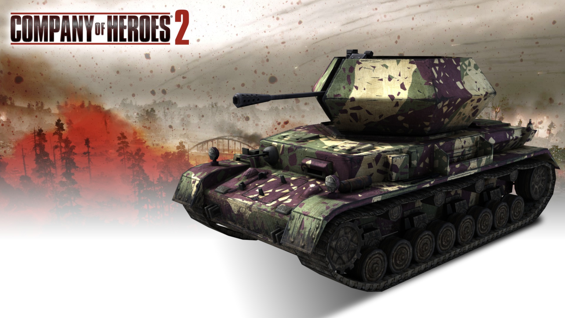 COH 2 - German Skin: (M) Three Color Ambush Pattern Featured Screenshot #1