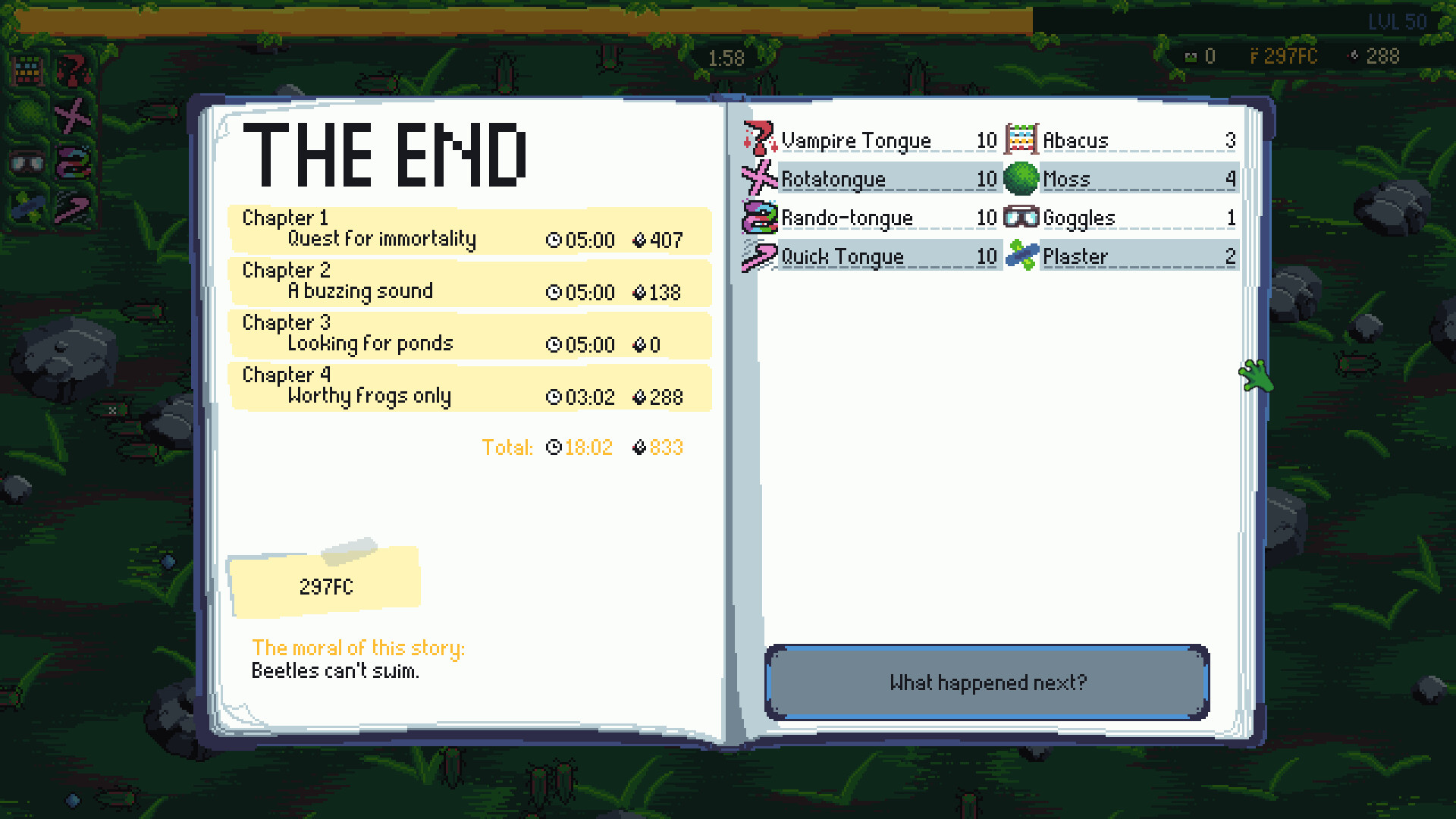 Screenshot of Froguelike.