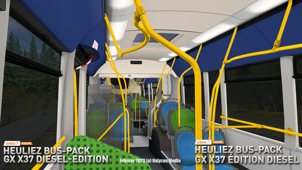OMSI 2 Add-on Heuliez Bus-Pack GX x37 Diesel-Edition — скриншот 11