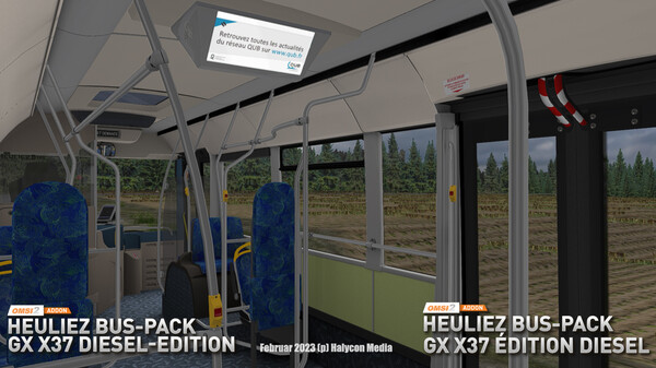 OMSI 2 Add-on Heuliez Bus-Pack GX x37 Diesel-Edition — скриншот 9