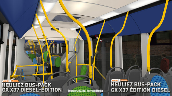 OMSI 2 Add-on Heuliez Bus-Pack GX x37 Diesel-Edition — скриншот 12