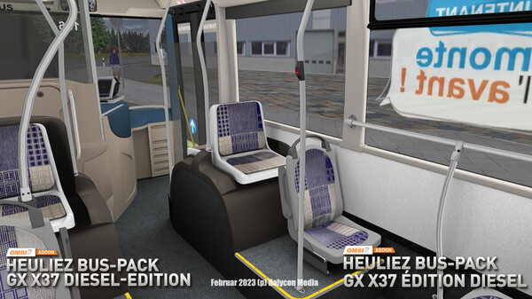 OMSI 2 Add-on Heuliez Bus-Pack GX x37 Diesel-Edition — скриншот 18