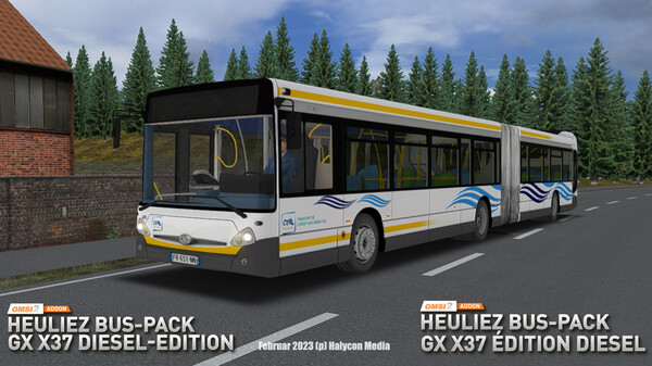 OMSI 2 Add-on Heuliez Bus Pack GX x37 Diesel Edition