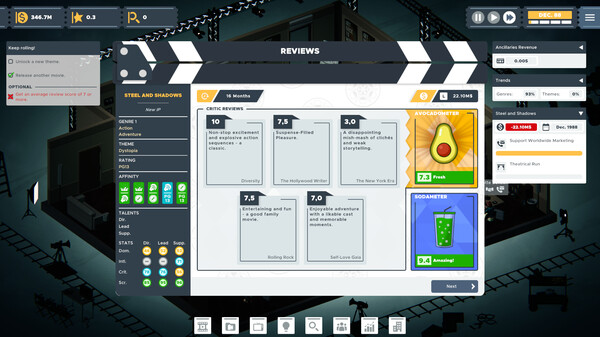 The Executive - Movie Industry Tycoon-游戏截图