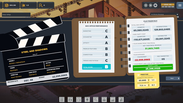 The Executive - Movie Industry Tycoon-游戏截图