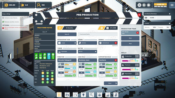 The Executive - Movie Industry Tycoon-游戏截图