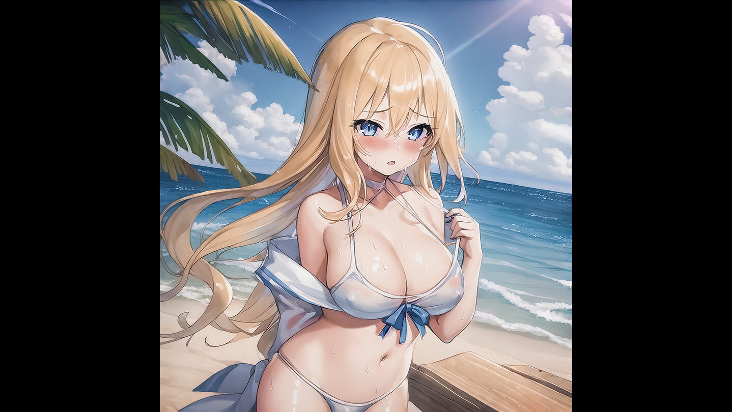 Senpai Puzzle: Waifu Summer - Kinpatsu Waifus Part 1 on Steam