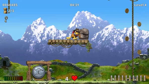 Moorhuhn - Crazy Chicken 'Ловушки и Сокровища 2'.