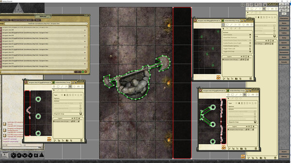 Fantasy Grounds - Pathfinder RPG - GameMastery Map Pack: Dungeon Sites