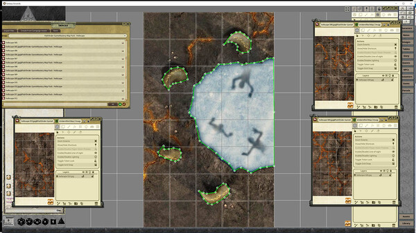 Fantasy Grounds - Pathfinder RPG - GameMastery Map Pack: Hellscapes
