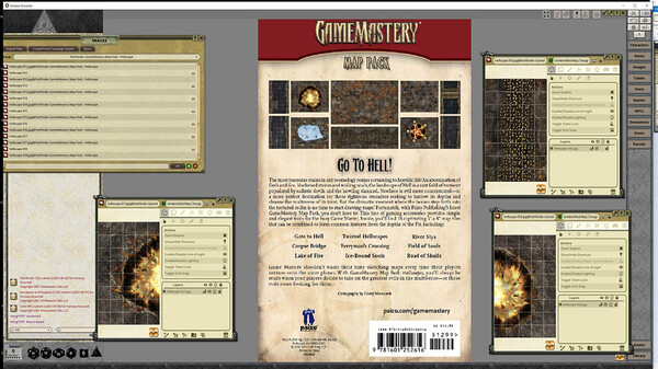 Fantasy Grounds - Pathfinder RPG - GameMastery Map Pack: Hellscapes