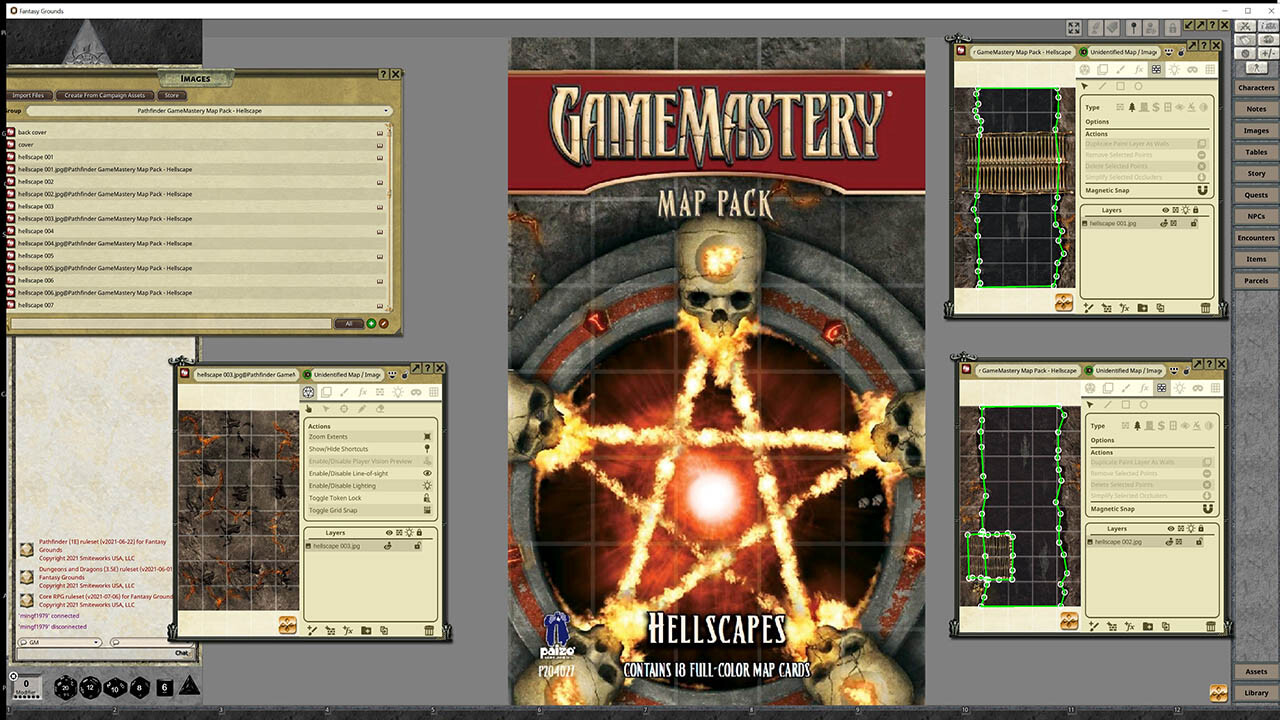 Fantasy Grounds - Pathfinder RPG - GameMastery Map Pack: Hellscapes Featured Screenshot #1
