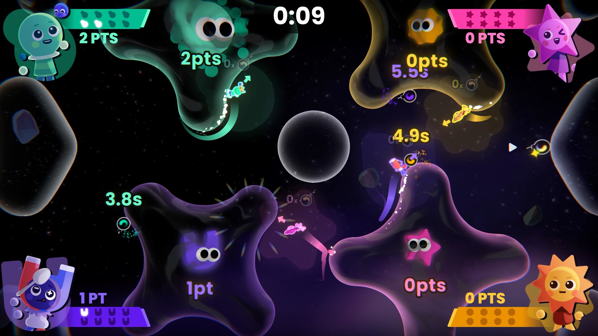 #8. Which Way Up: Galaxy Games (Steam) 由: Turtle Flip Studio