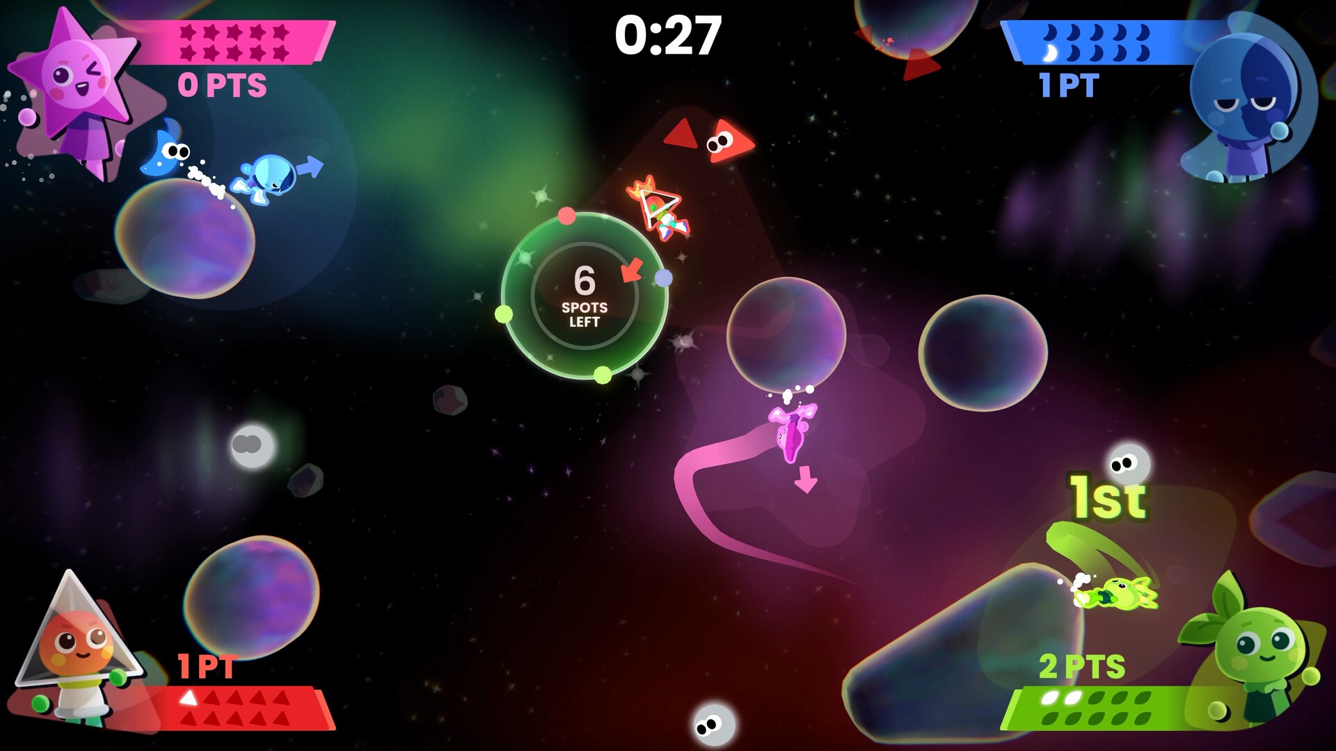 #10. Which Way Up: Galaxy Games (Steam) 由: Turtle Flip Studio