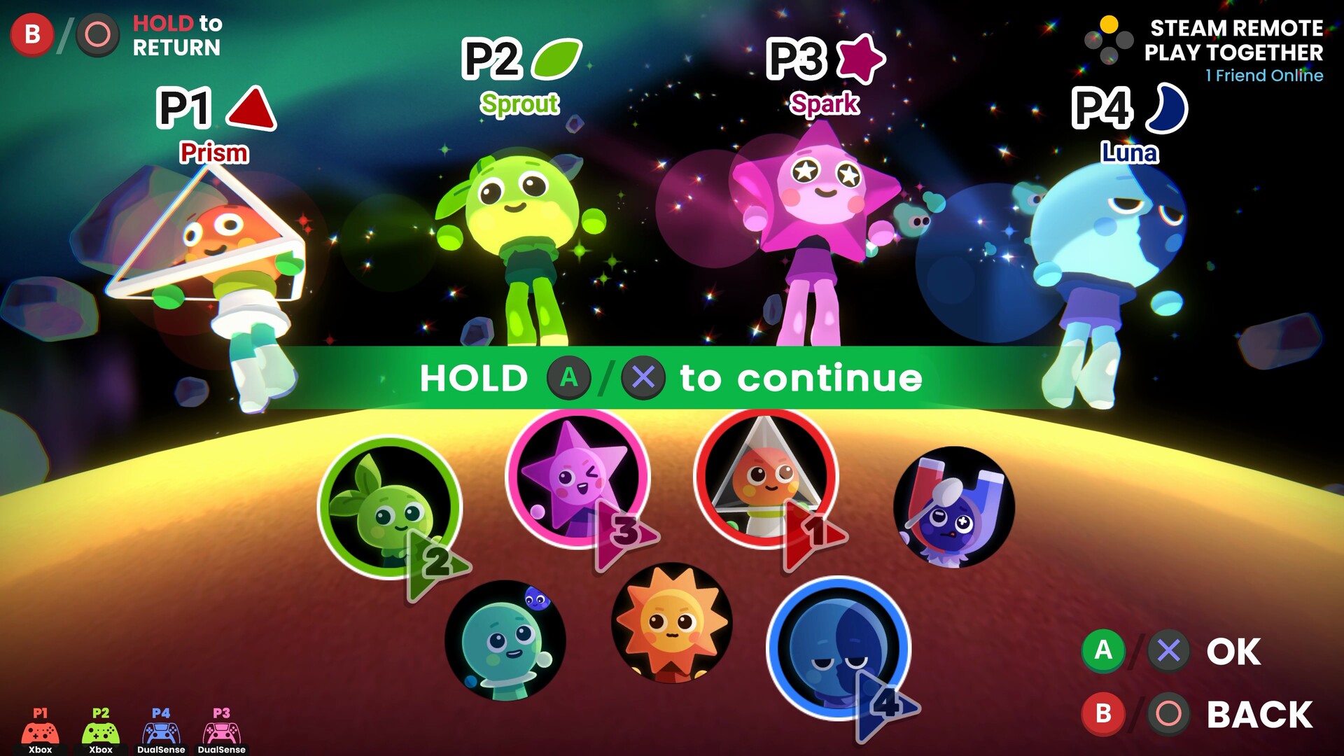 #5. Which Way Up: Galaxy Games (Steam) 由: Turtle Flip Studio