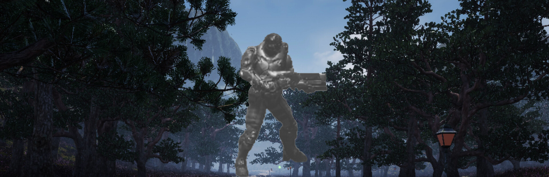 Gunshots in the barren hills