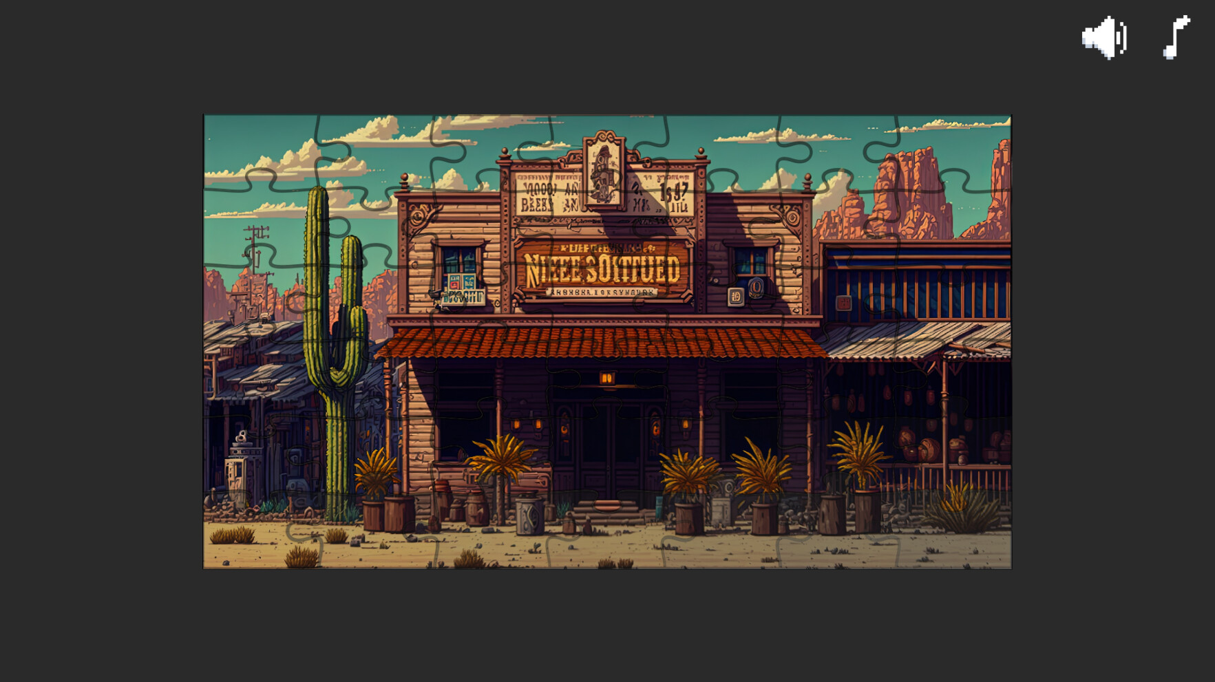 #4. Retro Style - Pixel Art Jigsaw Puzzles (Steam) Av: Boogygames Studios