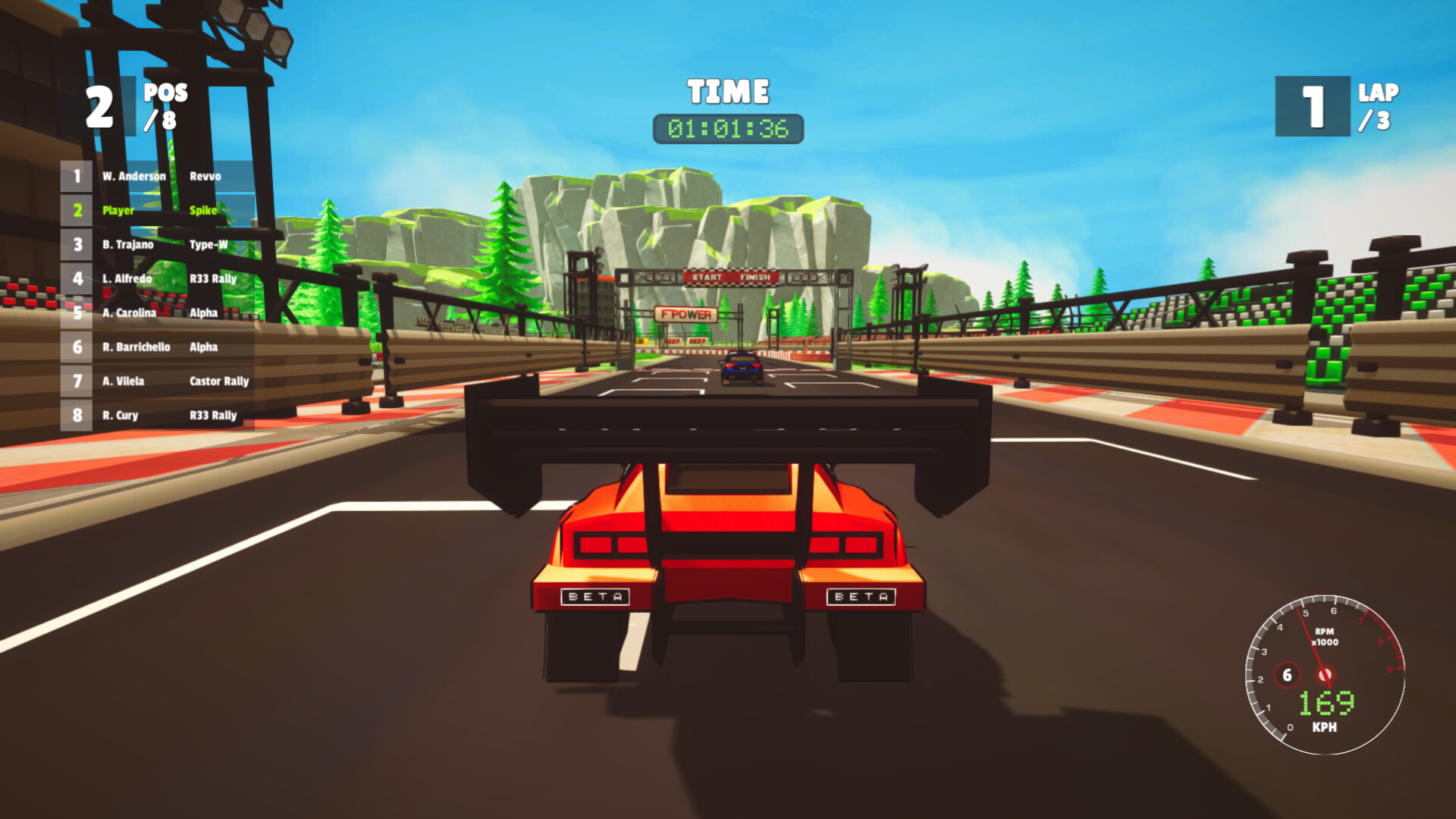Toon Toon Racing screenshot 1