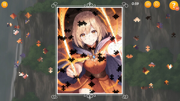 Screenshot z Ultimate Anime Jigsaw Puzzle