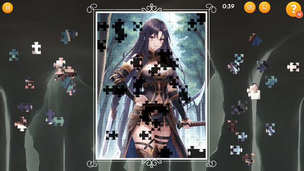 Screenshot z Ultimate Anime Jigsaw Puzzle