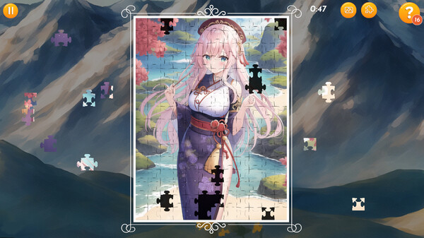 Screenshot z Ultimate Anime Jigsaw Puzzle