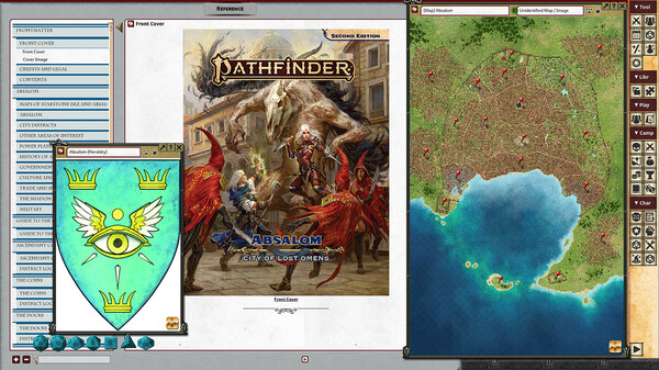 Fantasy Grounds - Pathfinder 2 RPG - Pathfinder Lost Omens: Absalom, City of Lost Omens