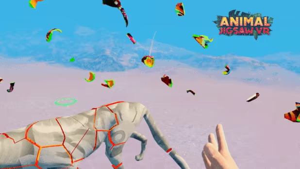 Animal Jigsaw VR video 2