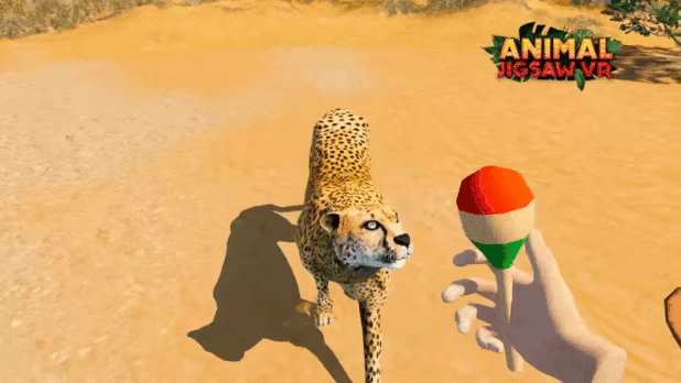 Animal Jigsaw VR video 3