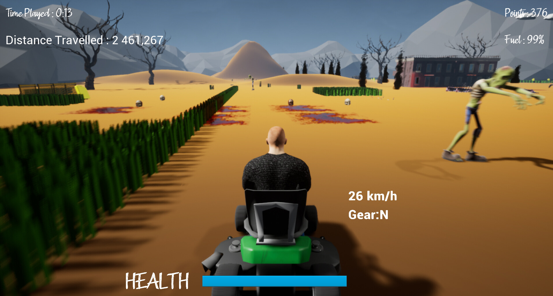 Lawnmower Game: Zombies screenshot #3