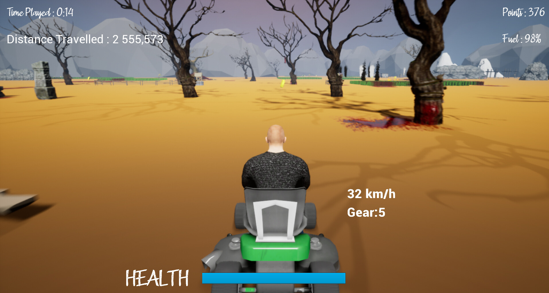 Lawnmower Game: Zombies screenshot #1