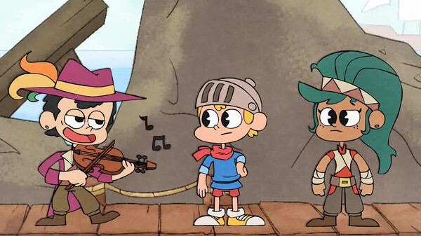 Screenshot of Fantasy Boy gameplay showing in-action mechanics