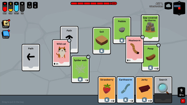 Stack Island - Survival card game.