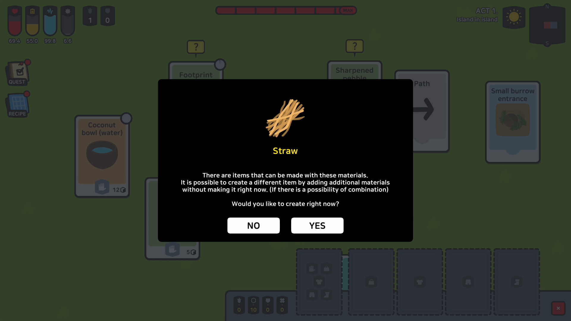Stack Island - Survival card game screenshot #2