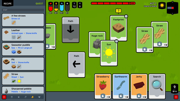 Stack Island - Survival card game.
