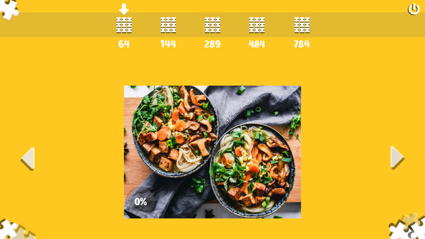 Jigsaw Puzzle Delicious Foods.