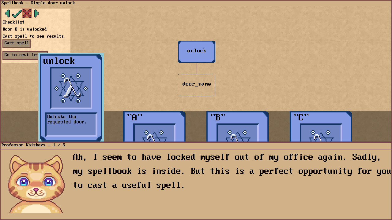 #1. Lambda Spellcrafting Academy - Learn to Program! (Steam) Przez: Bit Twiddle Games