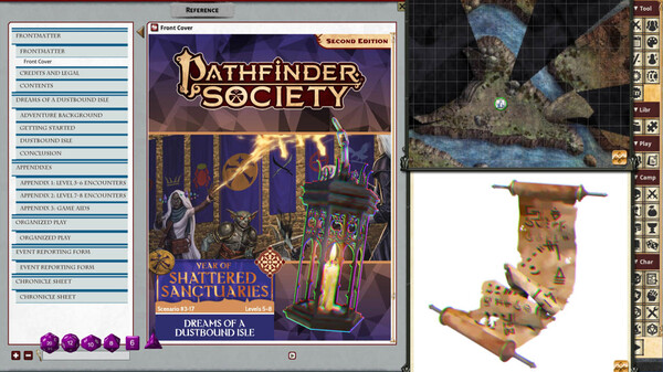 Fantasy Grounds - Pathfinder 2 RPG - Pathfinder Society Scenario #3-17: Dreams of a Dustbound Isle