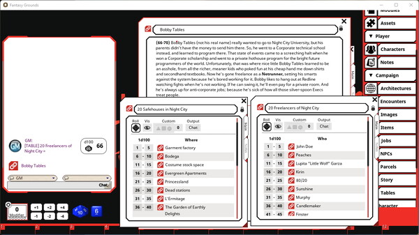 Fantasy Grounds - Cyberpunk RED Data Pack