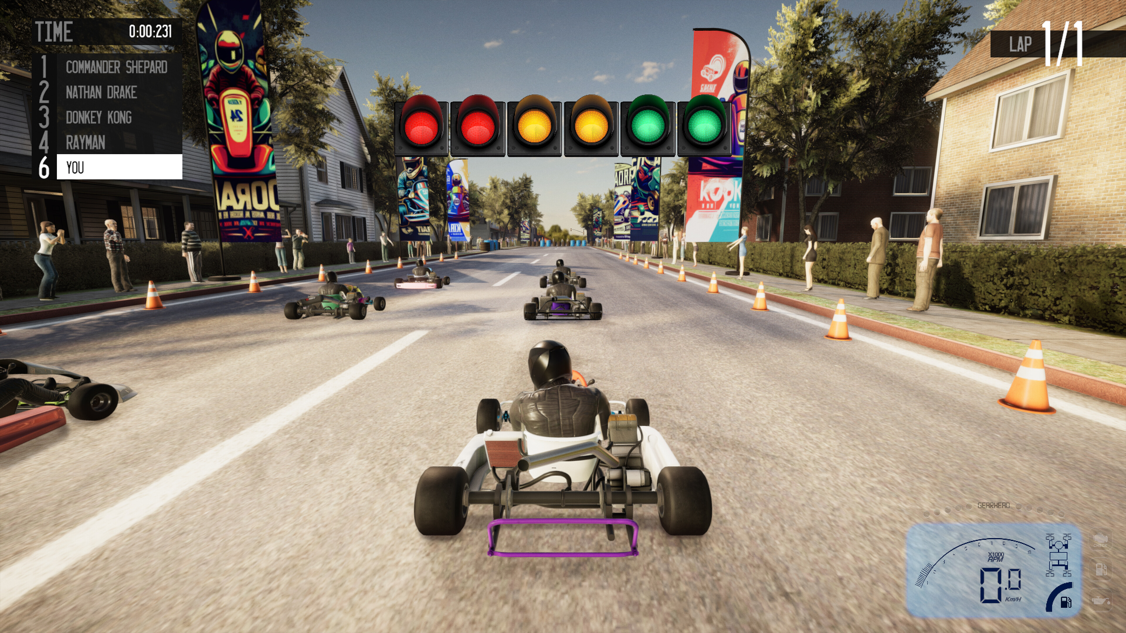 Gearhead Karting Simulator - Mechanic & Racing