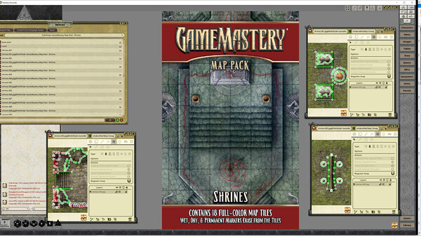 Fantasy Grounds - Pathfinder RPG - GameMastery Map Pack: Shrines
