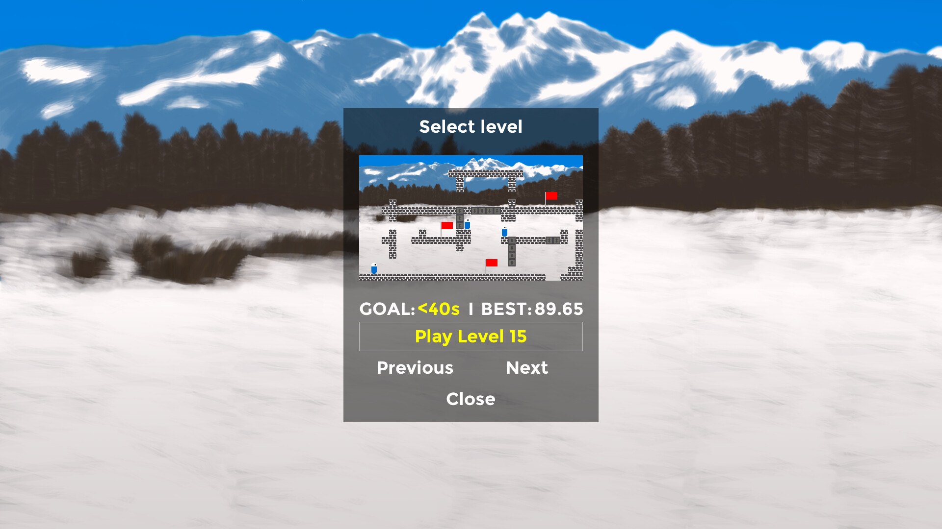 #5. One Flag: A 2D Puzzle-Platformer (Steam) Podle: Felipe Barisson Marques