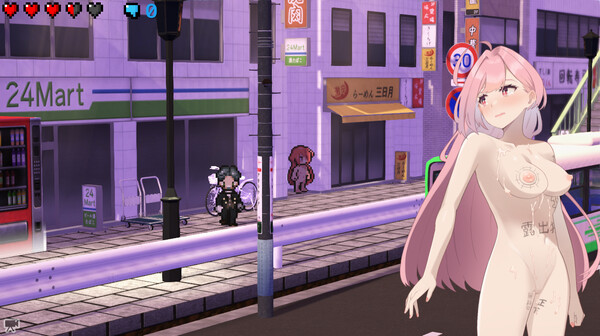 Screenshot 4 of Embarrassed Shina-chan~ the Naked Wandering College Girl - final gameplay screenshot