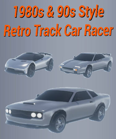 1980s &amp; 90s Style - Retro Track Car Racer