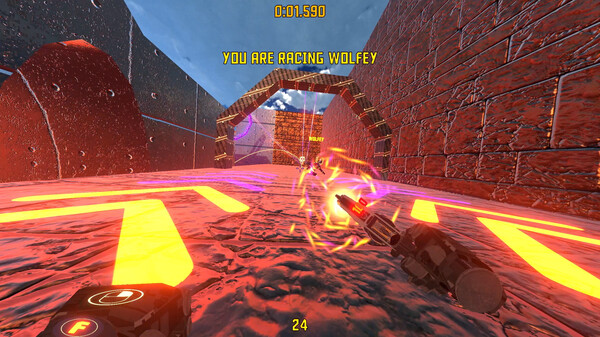 Screenshot z Xenon-Runner