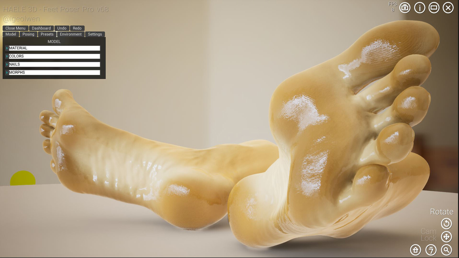 HAELE 3D - Feet Poses Pro - Drawing References screenshot 26