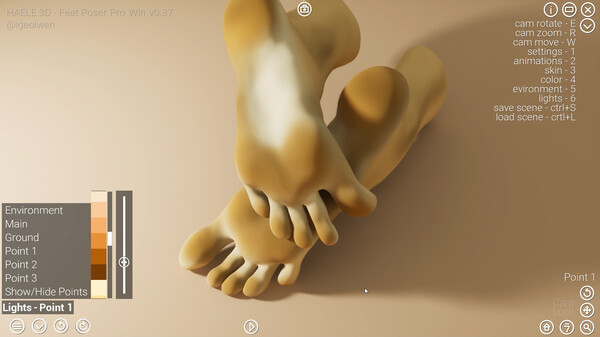 HAELE 3D - Feet Poses Pro - Drawing References — скриншот 28