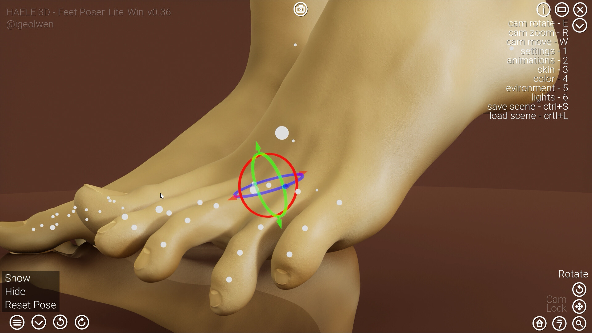 HAELE 3D - Feet Poses Pro - Drawing References screenshot 36