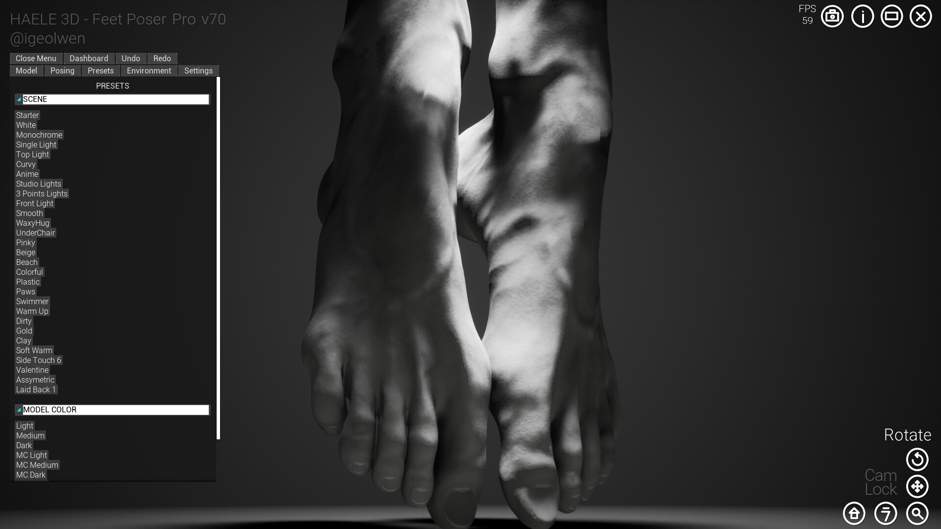 HAELE 3D - Feet Poses Pro - Drawing References screenshot 42