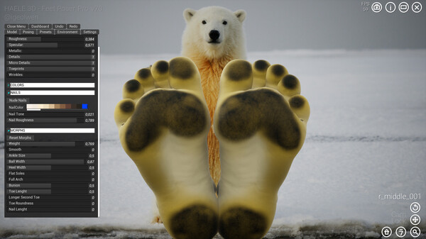 HAELE 3D - Feet Poses Pro - Drawing References — скриншот 22
